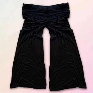 Max Studio, Retro, Black, Ultra Wide Leg, Palazzo Lounge Pants